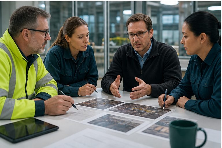 Photographic WorkSafe artwork for Making SIF learning more practical.
